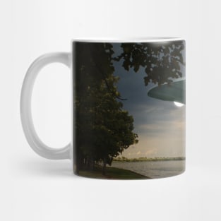 UFO Over Lake Mug